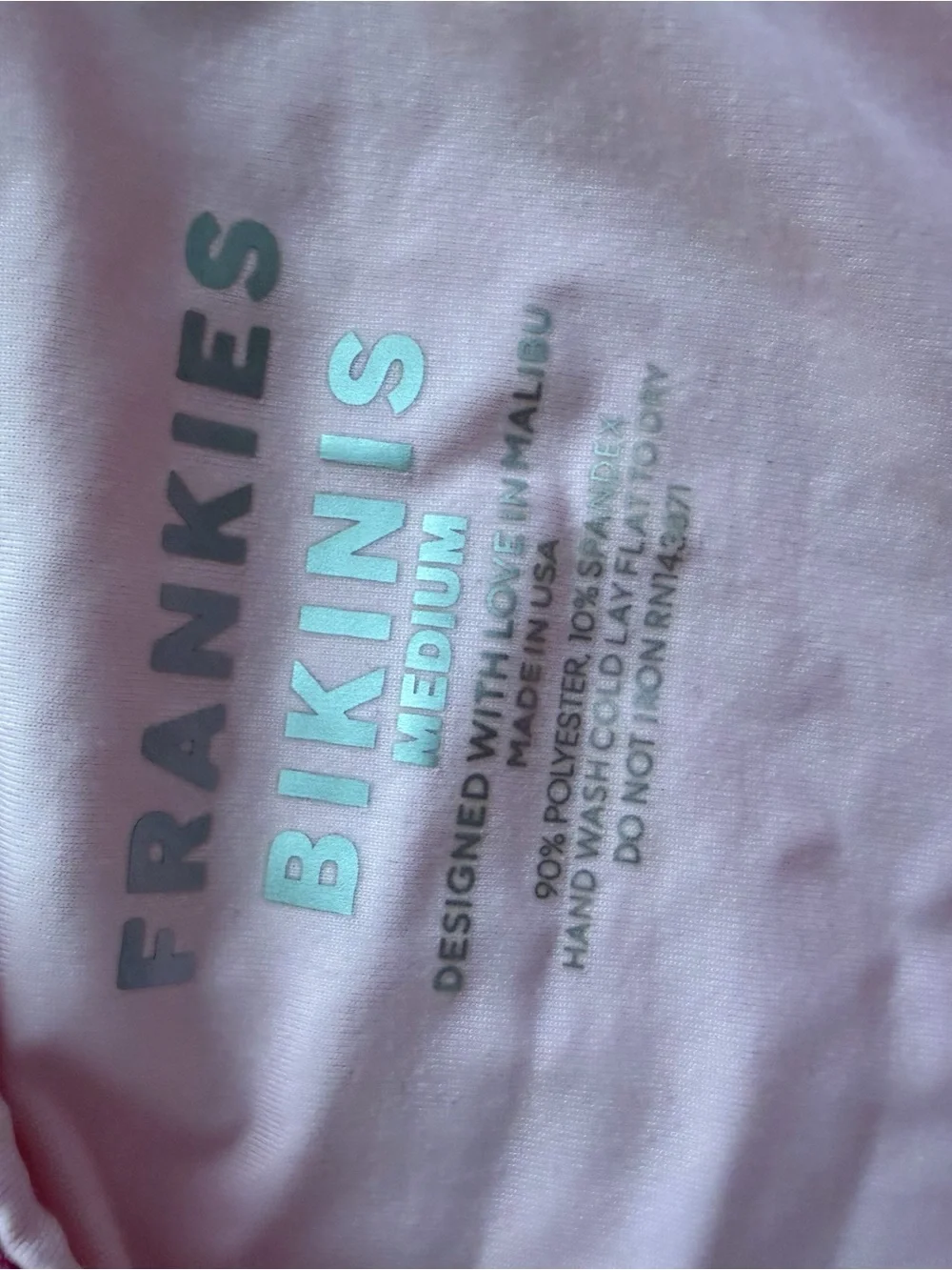 Frankie's Bikinis velvet stripe bikini